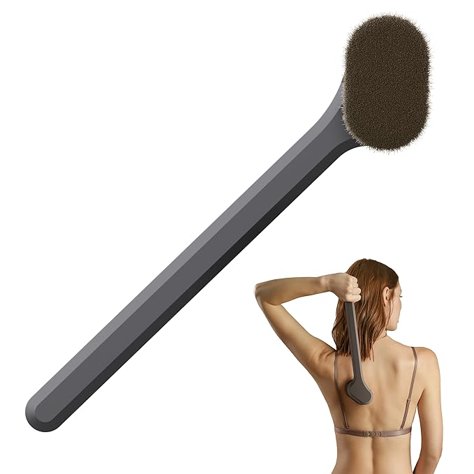 SONN Self Tanner Brushes - Body and Face Kabuki Brush Applicator for Fake Tan, Lotion, Makeup, and Sunscreen, Back Applicator for Sunless Tanner and cream (Body Brush)
