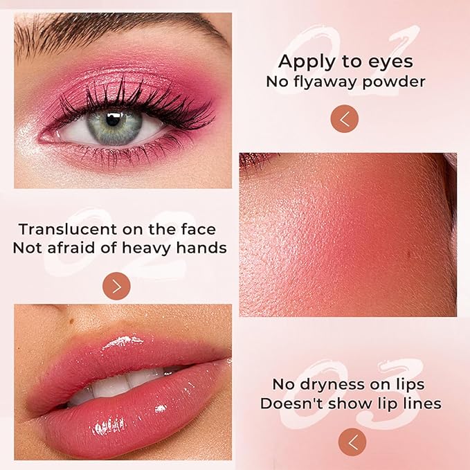Color Changing Blush,3-in-1 Warm Change Blush,Pink Cream Blush,Transparent Crystal Color Changing Magic Gel,Blush PH Temperature Changing Long Lasting Blendable Natural Finish for All Skin Tone(02)