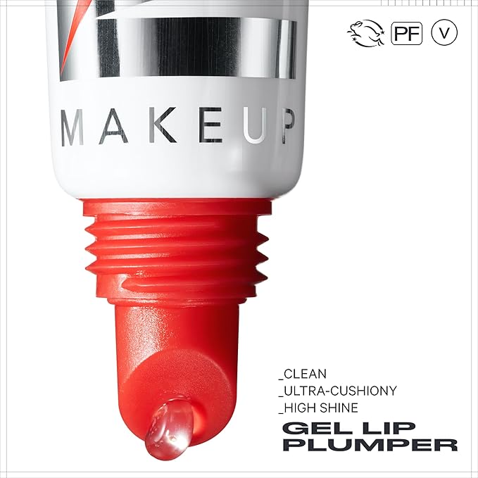 Milk Makeup Electric Glossy Lip Plumper, Pumped (Clear) - 0.3 fl oz - Hydrating Lip Plumper Gloss for Fuller, Smoother, Soft Lips - Vegan, Cruelty Free