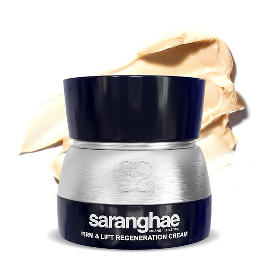 Saranghae Hydrating Moisturizer Face Cream for Soft, Smooth Skin, Face Moisturizer for Dry Skin, with Hyaluronic Acid & 12 Anti-Aging Skin Care Botanicals for Cellular Regeneration - 2.11 oz