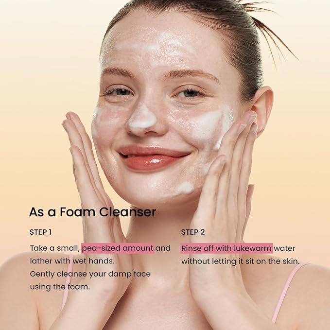 BIODANCE Collagen Mask To Foam Cleanser, Face Wash for Women, 2-in-1 Pore Mask and Hydrating Foaming Facial Cleanser for Sensitive Skin, Oily Skin, 5.07 fl. oz. (150 ml)