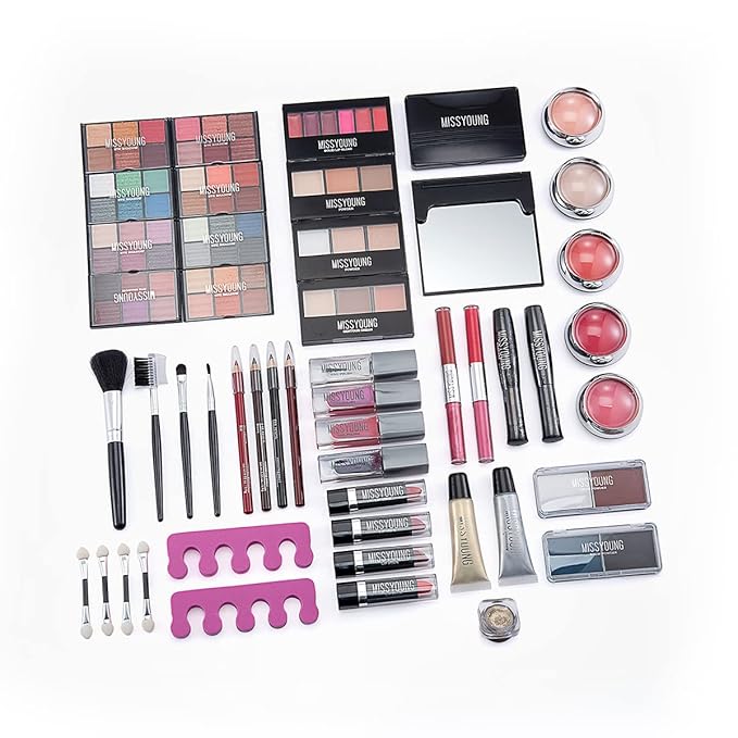 102 Colors Professional make up set, All in one makeup kit for women full kit, Cosmetics teenagers, Makeup palette