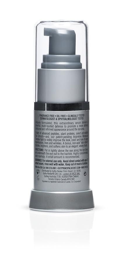 Principal Secret – Reclaim with Argireline – Age Braker EyeFirmation Eye Serum – Aloe & Shea Butter Infused – 0.5 Ounce
