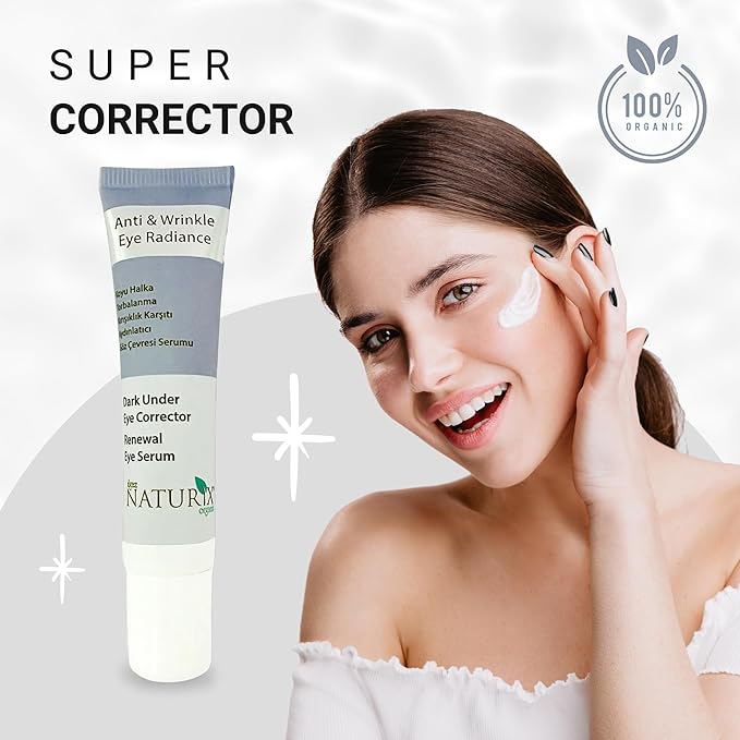 Eye Contour Cream | Eye Serum with Hyaluronic Acid and vitamin E to Eliminate Under-eye Bags, Dark Bruises and Wrinkles | Shiny Skin Face Roller