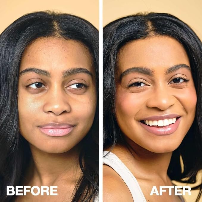 Palladio Full-Coverage Color Correction CC Cream, Oil-Free with Peptides & Vitamin C, Best for Correcting Redness and Uneven Skin Tone, Buildable Foundation Coverage (Rich 50N)