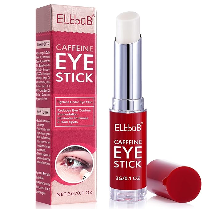 Eye Stick - Anti Wrinkle Eye Cream for Puffy Eyes, Dark Circles, Eye Bags, Crows Feet, Wrinkles,Reduces Wrinkles Saggy Skin Puffy Eyes (Caffeine)