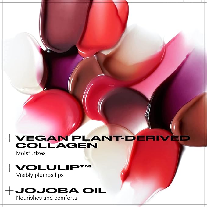 Milk Makeup Electric Glossy Lip Plumper, Pumped (Clear) - 0.3 fl oz - Hydrating Lip Plumper Gloss for Fuller, Smoother, Soft Lips - Vegan, Cruelty Free