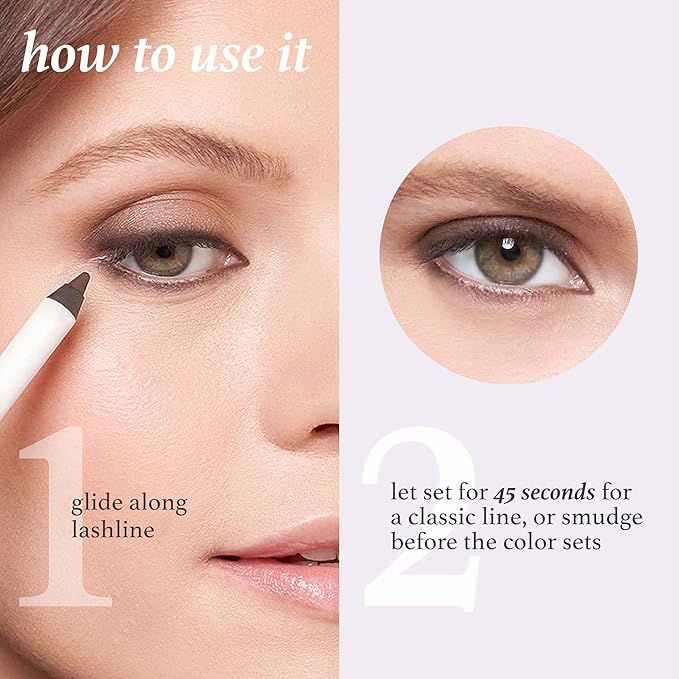 Julep When Pencil Met Gel Sharpenable Multi-Use Longwear Eyeliner Pencil - Fig Shimmer - Transfer-Proof - High Performance Liner