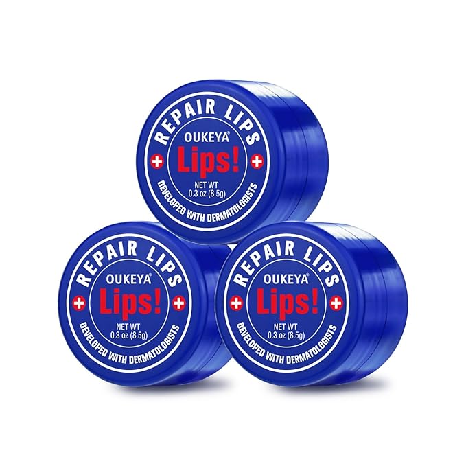 Lip Balm Treatment with Beeswax, Peppermint Oil,Natural Formula Lip Balm with Vitamin E & C Lips Daily Conditioning 24 hrs Long-lasting Moisture, Gentle Exfoliation Prevent Dryness & Chapping