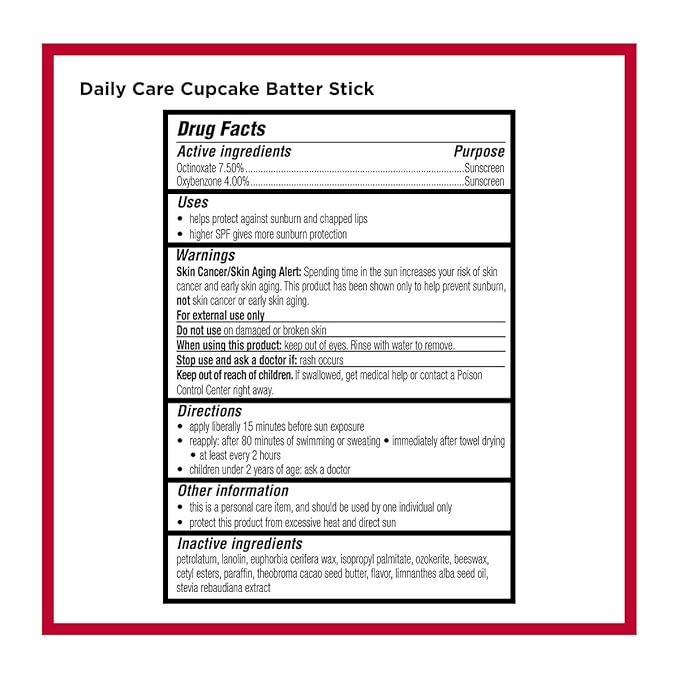 Carmex Daily Care Moisturizing Lip Balm Pack, SPF 15, Strawberry & Cupcake Batter Flavor Variety Pack Bag, 9 Count (7 Sticks, 2 Tubes)