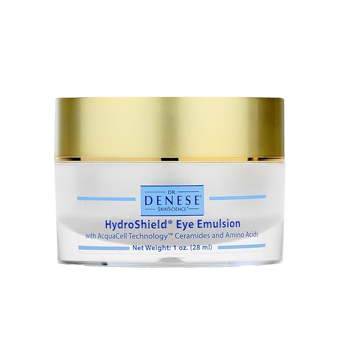 Dr. Denese SkinScience HydroShield Eye Emulsion Increased Hydration with Botanical Stem Cells, Sodium PCA, Watermelon Extract, Ceramides & Amino Acids - Improve the Look of Lines & Wrinkles - 1oz