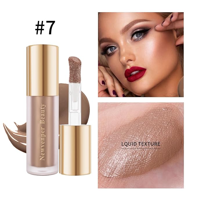 Face Blush+ Face Highlighter+ Face Contour with Brush Liquid Blush, Liquid Highlighter, Liquid Contour Long Lasting & Smooth Creamy Formula Lightweight Blush, Illuminator, Contour