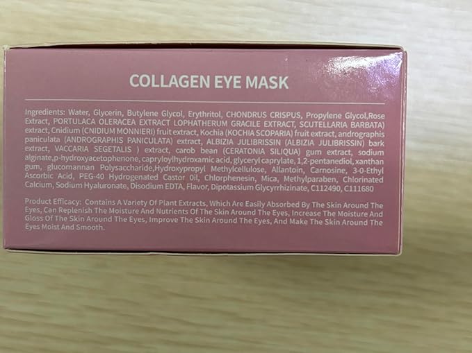 Vemofoper Under Eye Patches - 30 Pairs Collagen Under Eye Masks Anti-Aging Eye Mask for Face to Soothe Puffiness, Eye Bags and Wrinkles