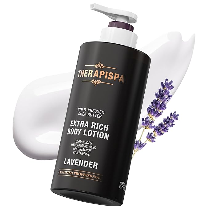 Scented Body Lotion for Women – Calming Moisturizer with Shea Butter, Ceramides & Panthenol to Soothe & Comfort Dry Skin – Suitable for All (Lavender, 17.0 fl oz)