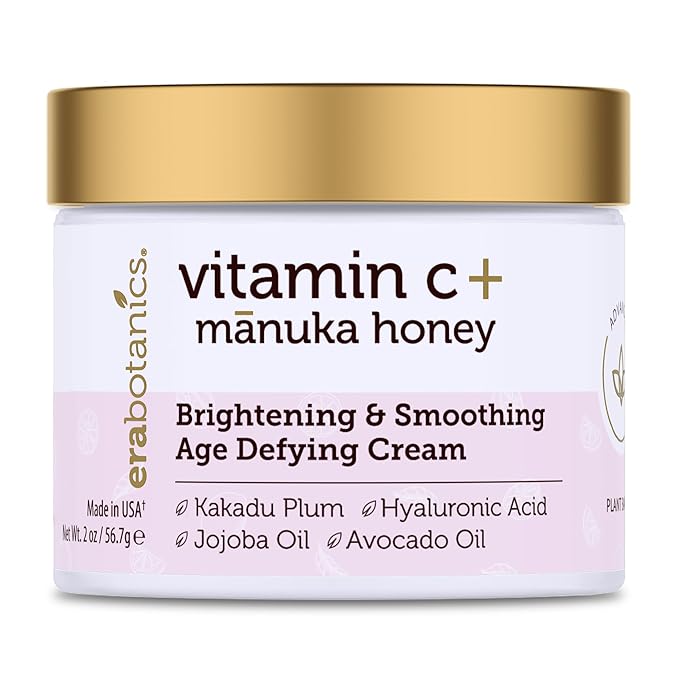 Advanced Vitamin C Face Cream - Brightening & Nourishing with Jojoba Oil, Kakadu Plum for Fine Lines, Wrinkles
