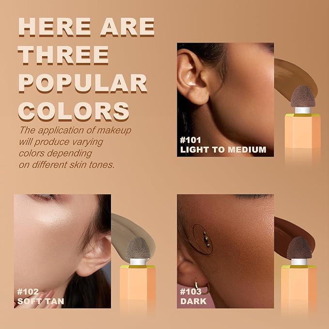 YOUNG VISION Soft Liquid Cream Contour & Glow Bronzer - Lightweight, Long-Wearing, and Blendable