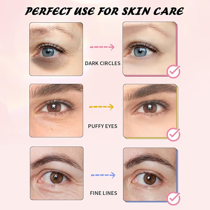 Eye Masks (36 Pairs) - Caffeine, Retinol, 24K Gold for Puffiness, Dark Circle, Wrinkles, Fine Lines - Firming Eye Gel Pads, Great for Holiday Gifts and Personal Use