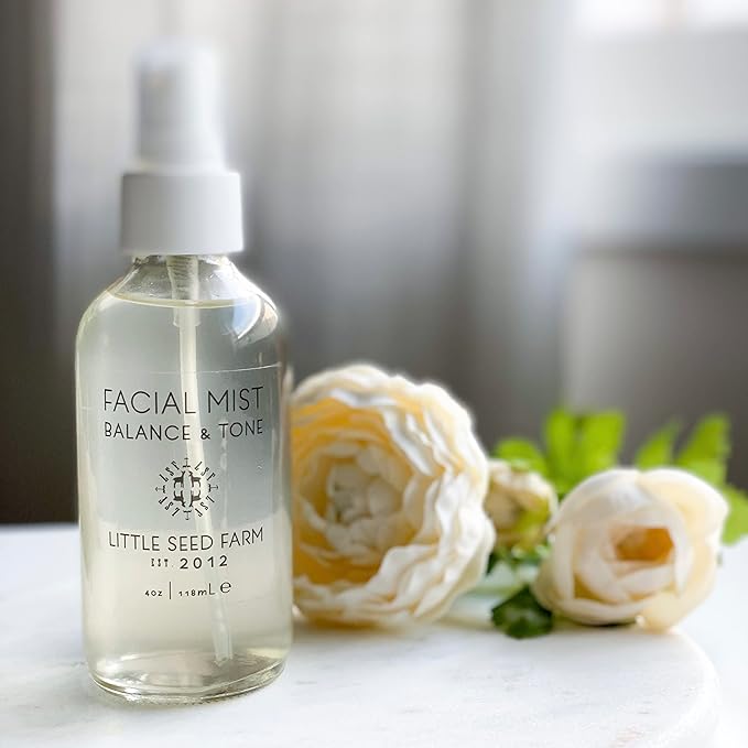Little Seed Farm Balancing Facial Mist & Toner – Witch Hazel Toner & Pore Minimizer, Net Wt. 4 fl oz | 118ml