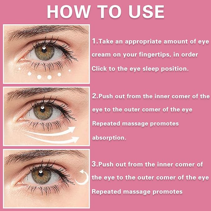 2PCS Under Eye Cream Lift Firm Skin Around the Eyes
