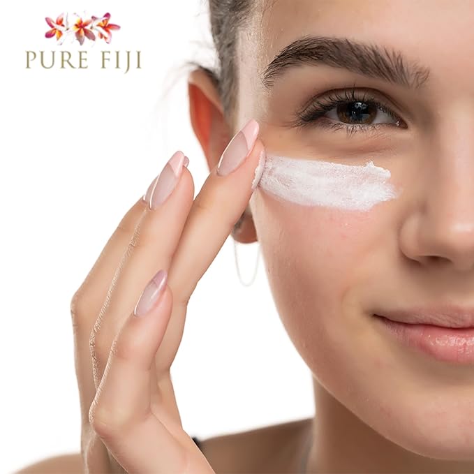 PURE FIJI Eye Cream Vitamin C Brightening Eye Cream, Under Eye Cream for Wrinkles and Bags, Under Eye Cream For Dark Circles, Smoothing & Anti-Aging Skincare (0.5oz/15ml)