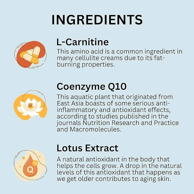 Life's Butter Anti-Cellulite Cream with L-Carnitine, Coenzyme Q10 | Skin Smoothening Natural Product | Fights Cellulite and Stretch Marks | 6 fl oz (Scent-Free) + Dry Brush