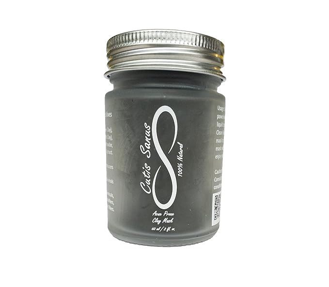 100% Natural Acne Prone Skin Clay Mask 60g All Clay & No Water
