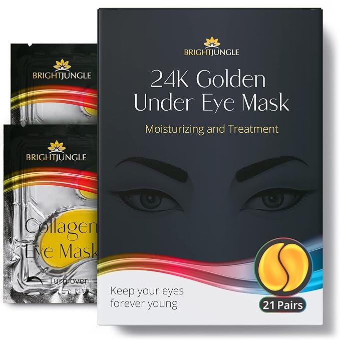 Under Eye Patches - Collagen Eye Pads for Dark Circles and Puffiness, Under Eye Masks for Women, Rich in Nutrients, Peptides, Restores Skin Firmness, Intense Hydration