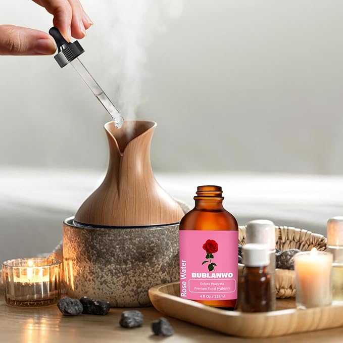 Organic Rose Water Toner Spray for Face, Skin Care, Soaps, Skin Hydration, Bath Facial Mist Toner 118 ml