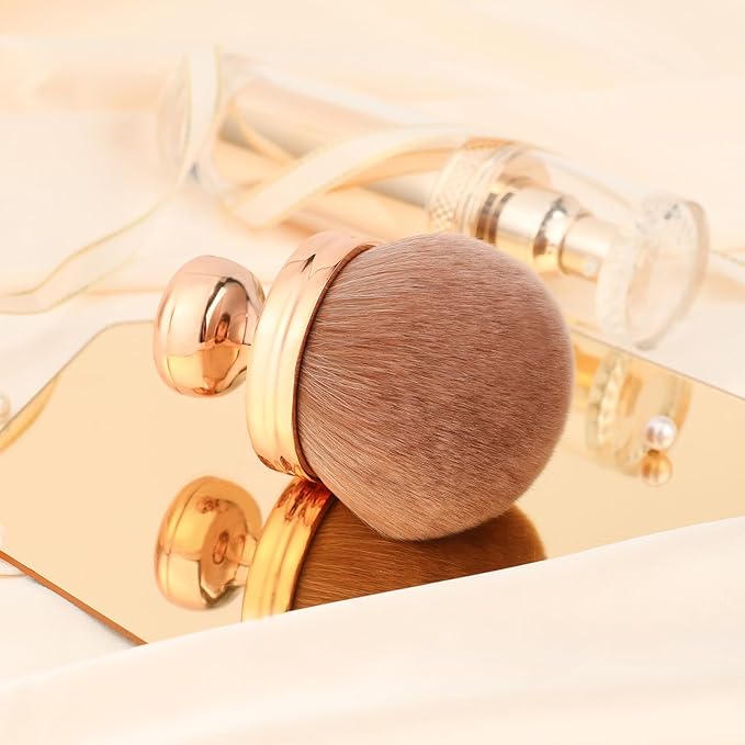 docolor Extra Large Body Makeup Brush For Self Tanner, 3 Inch Width Self Tanning Blend Brush, Soft synthetic hair, Powder, Foundation, Blusher, Bronzer, Face and Body Brush Gift box