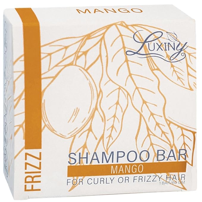 Shampoo Bar, Natural, Made in USA, Up to 60 Washes, Vegan, Sulfate Free, Mango, 2.2 Ounce, Shampoo Bar All Hair