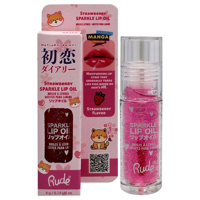RUDE Manga Sparkle Lip Oil