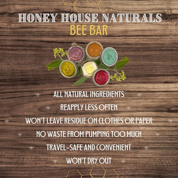 Bee Bar Honey House Naturals Duo – Citrus – Small .6 ounce & Large 2 ounce (Citrus)