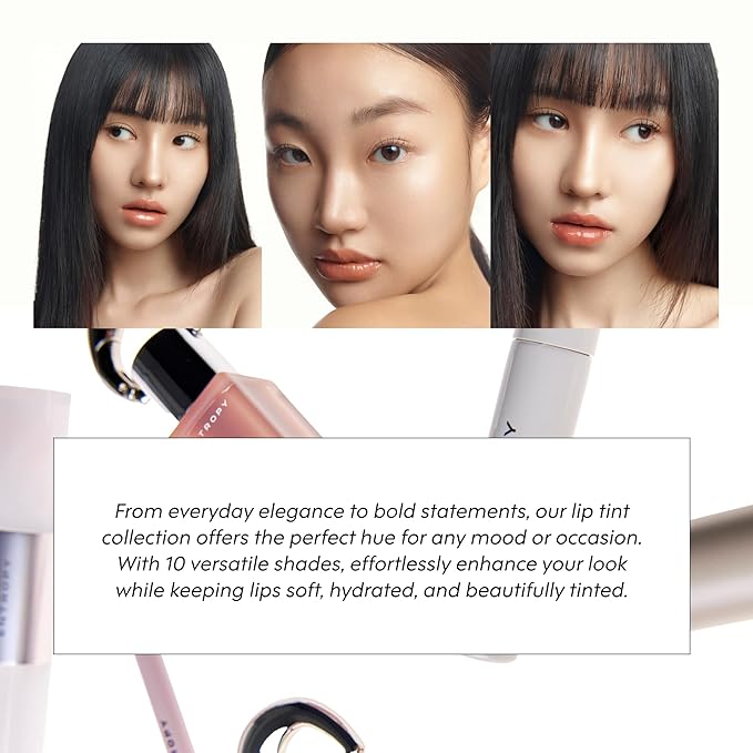 ENTROPY Makeup 2-in-1 Charm Shiny Glowy Lip & Cheek Gloss Tint Keychain, High Pigment Glossy Lip Color & Plumping Gloss, C10 Taaffeite Charm