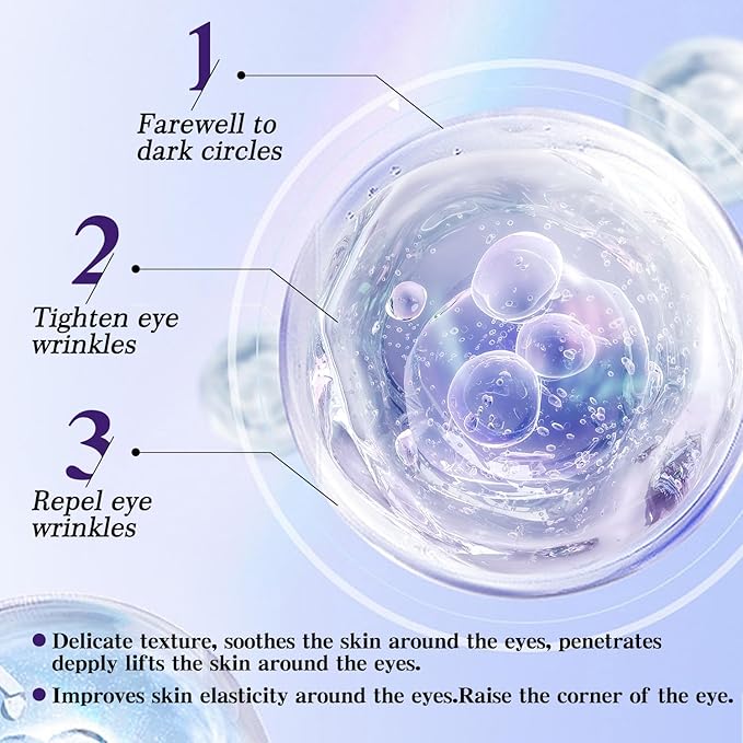 2PCS 60-Second Eye Effects Age-Defying Tinted Firming Gel, 60 Second Eye Firming Gel, Firming eye skin, Reduce Eye Skin Problems