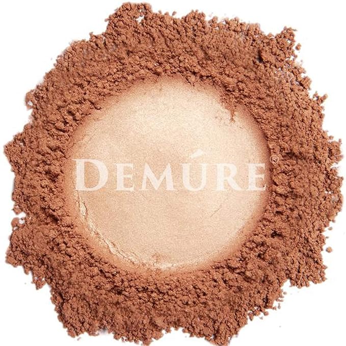 Demure Go Bronze Mineral Blush Powder, Loose, Natural, Professional, Cruelty-Free Makeup