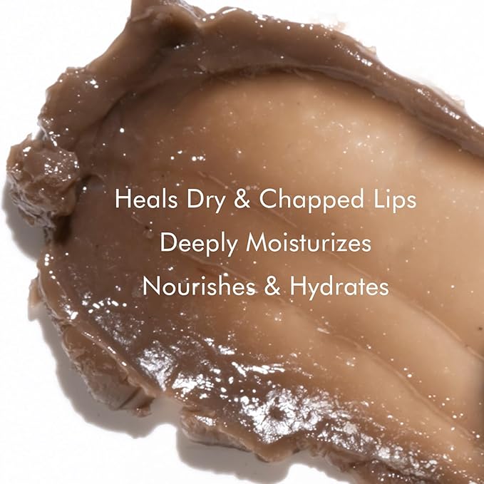 mCaffeine Deep Moisturizing Choco Lip Balm for Healing Dry & Chapped Lips - 24 Hrs Moisturization | Lip Care for Men & Women with Cocoa Butter & Hazelnut Oil | Natural & Vegan (12gm)