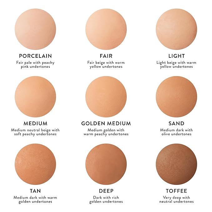 LAURA GELLER NEW YORK Baked Double Take Powder Foundation - Toffee - Buildable Medium to Full Coverage - Matte Finish