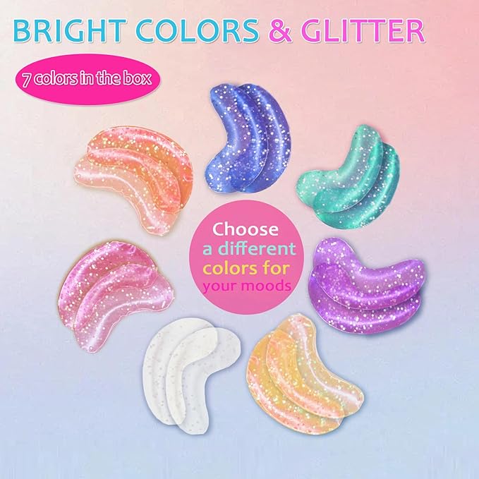 [ 28 Pairs ] Under Eye Patches, Eye Gel Mask for Puffy Eyes and Dark Circles with Natural Marine Collagen Reduce Wrinkles Anti-Aging Face Eye Skin Care Mask for Face,Puffiness, Eye Bags and Wrinkles