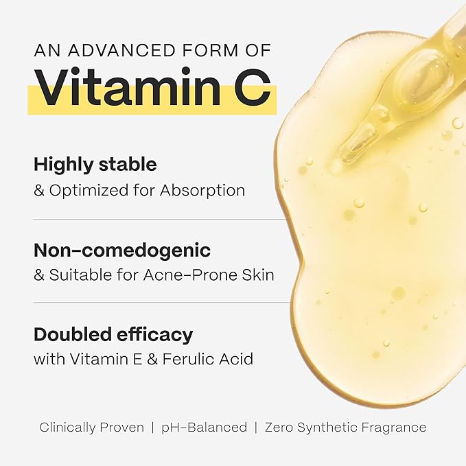 Mad Hippie Vitamin C Serum, Ultra-Hydrating with Hyaluronic Acid, Ferulic & Vitamin E, Anti-Aging, Glow Up Essentials, Cruelty-Free Skin Care, 1.02 Oz