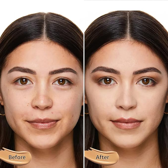 Mushroom Head Air Cushion CC Cream Foundation - Moisturizing & Long-Lasting BB Cream Concealer Makeup Base for All Skin Types, Brighten Long - Lasting Even Color Correcting Concealer (Natural)