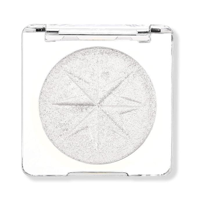 Erinde Pearl White Shimmer Glitter Highlighter Highlight Makeup Contour Powder, Silver Face Illuminator Highlighter, Highlighter Makeup iluminadores Illuminator for Face Body Cheek