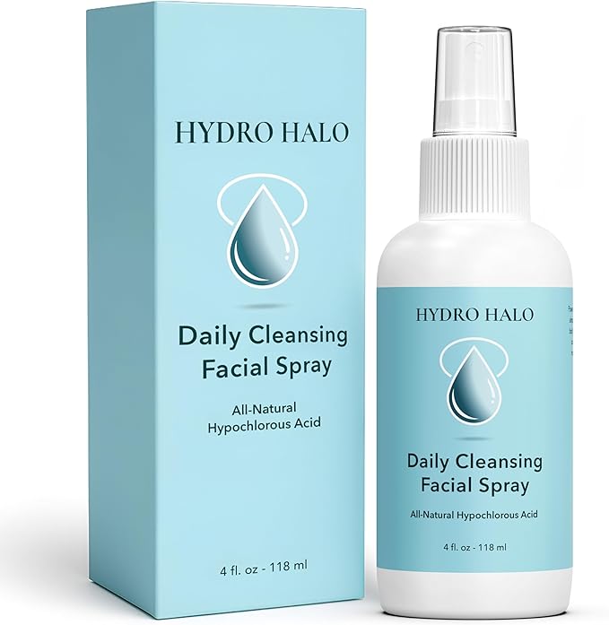 Hypochlorous Acid Spray for Face 4oz – Pure Hypochlorous Acid Spray Cleaner, Daily Cleansing Facial, pH Balanced, Plant Based, No Alcohol, USA Made