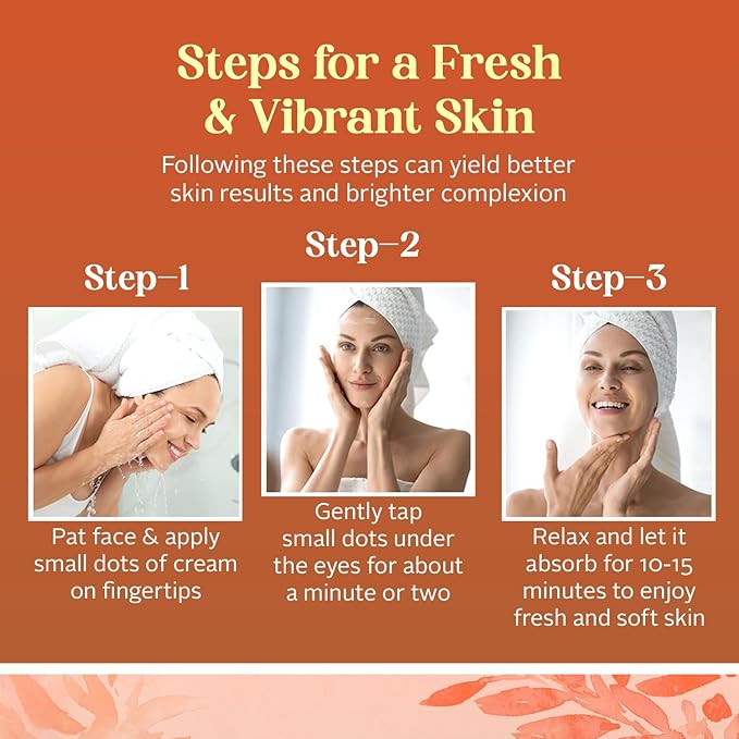 Envy Vitamin C & Vitamin E Under Eye Cream - For Dark Circles and Puffiness, Brightening & Anti-Aging Under Eye Cream - Rejuvenates Fatigued Eyes - Cruelty Free Korean Skin Care - 1.01 OZ