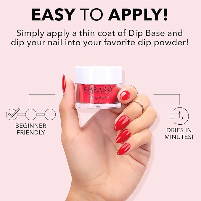 Kiara Sky Long Lasting Nail Dip Powder Pink Tones 1 oz, Don't Pink About It