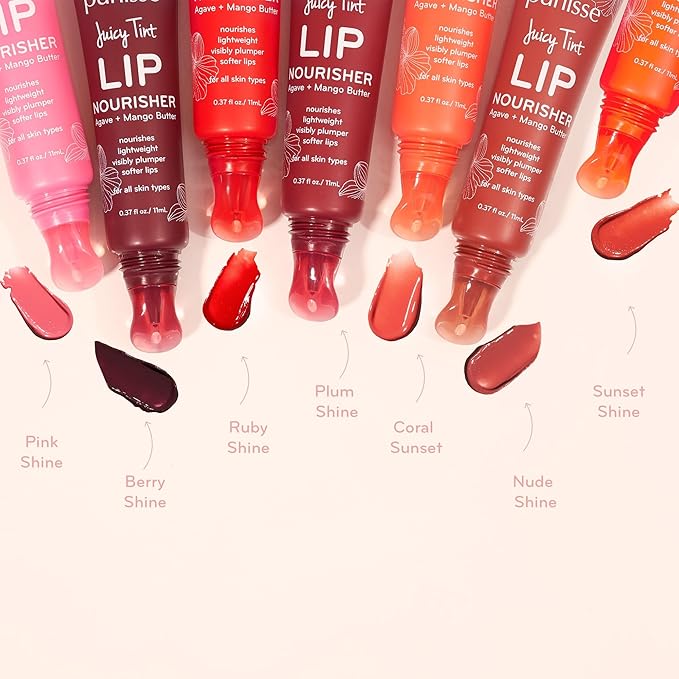 Purlisse Juicy Tint Lip Nourisher - Tinted Lip Moisturizer (Sunset Shine)