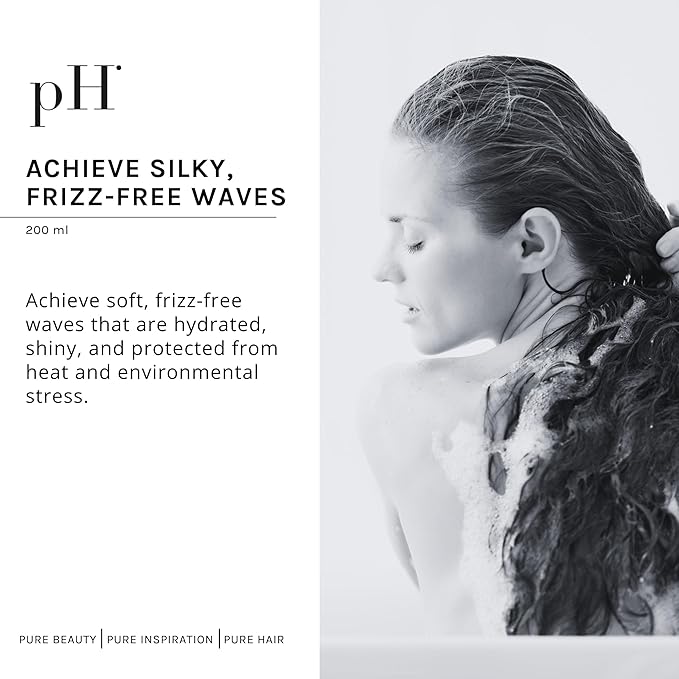 pH PURE HAIR Sea Salt Spray for Beach Waves - Volumizing Hair Spray for All Hair Types - Lightweight Unscented Formula for Textured Wavy Hair - Perfect for Curly, Wavy & Straight Hair - 6.76 Oz