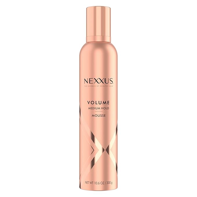 Nexxus Medium Hold Mousse Volume for a Light, Flexible Hold, with StyleProtect Technology 10.6 oz