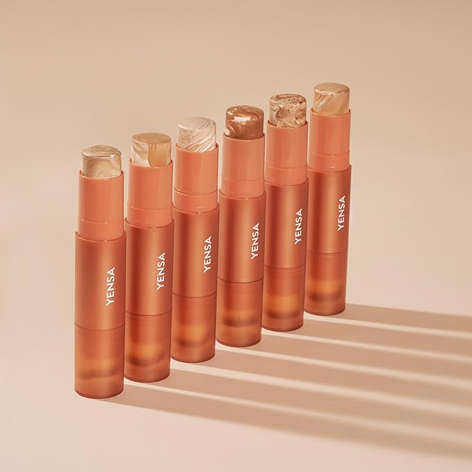 YENSA Super Serum Silk Foundation Stick - Full Coverage Foundation, Contour, Concealer, Bronzer All-In-One 100 mL / 3.5 oz (Fair 1)