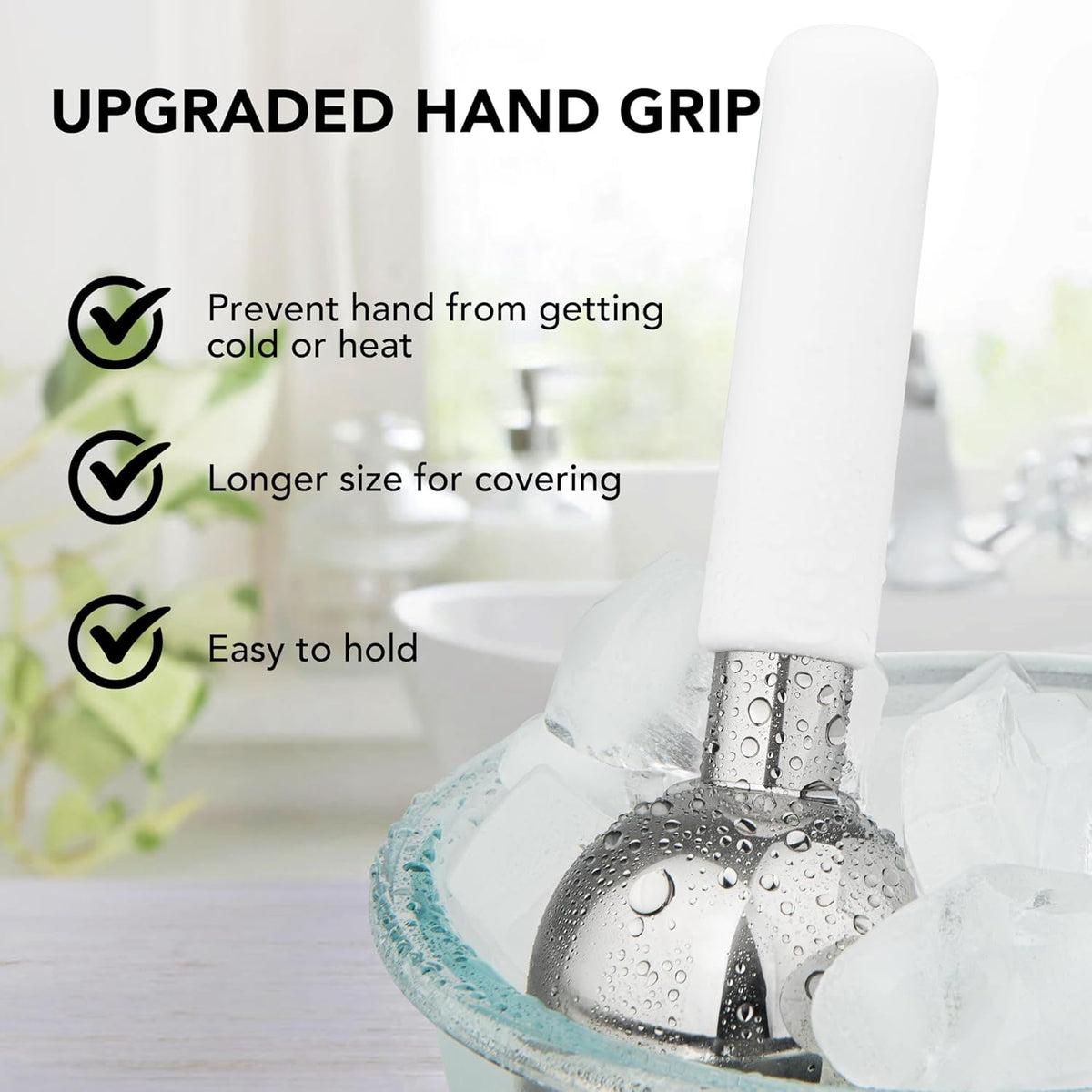 Floraison Unbreakable Stainless Steel Magic Cooling Beauty Facial Sticks for Face, Neck & Body Cryo Sticks & Cold Roller for face Puffiness & Wrinkles, Wine-Chilling Wands