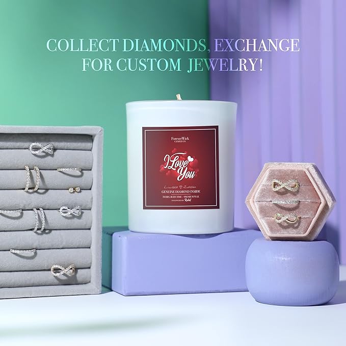 Foreverwick I Love You Mother's Day Gift Set | Sweet Mother's Day Gifts for Mom, Grandma, Sister | Mother's Day Candle | Mom Gifts for Birthday, Valentine's, Christmas | Spa Gifts for Women